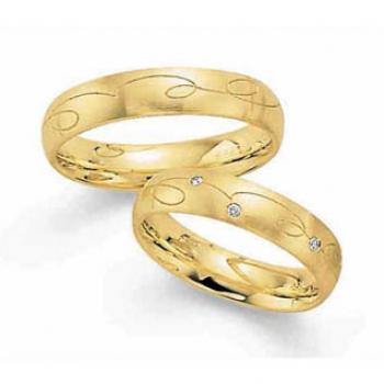 Trauringe Gelbgold von Fischer 06 01602/050
